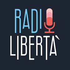 Logo Radio Libertà su sfondo blu scuro